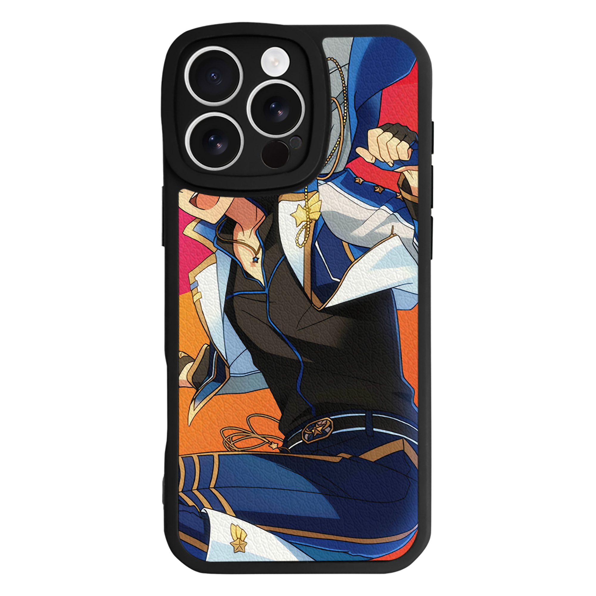 （画像用） あんさんぶるスターズ! Ensemble Stars 【iPhone 16シリーズ対応】シリコンスマホケース（レザー調） 材質：シリコン